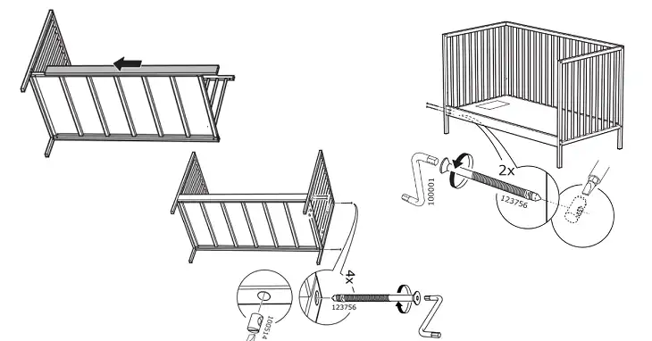 Using the IKEA Conversion Kit for the IKEA Sniglar Crib