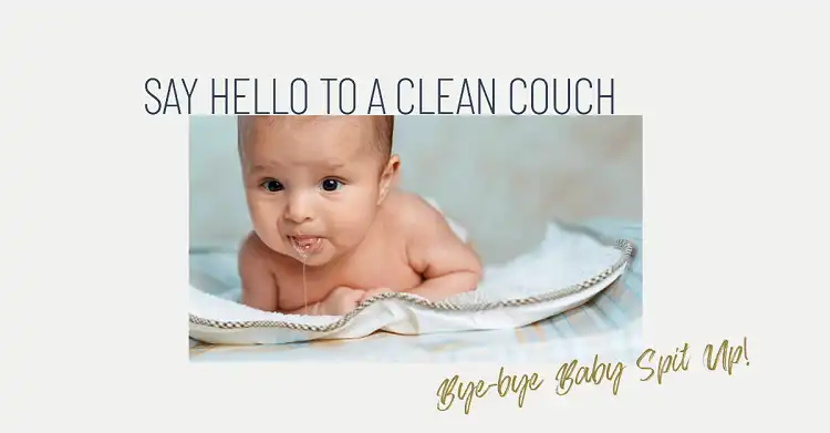 How to Clean Baby Spit Up Off Couch?