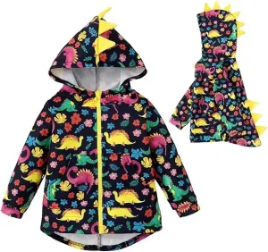 Dinosaur Hoodie for Toddlers – Full Zip Sweatshirt for Kids Ages 2-8