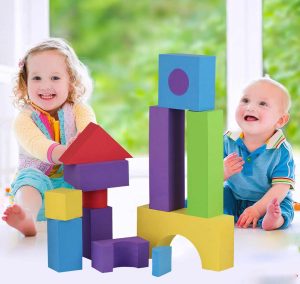 Large foam building blocks