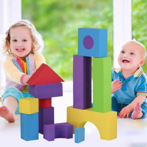 Large foam building blocks